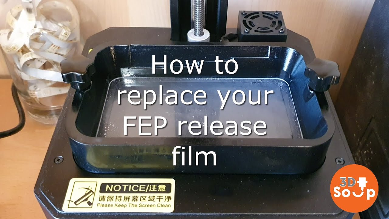 Creality LD-002r How to replace the FEP release film on your resin printer