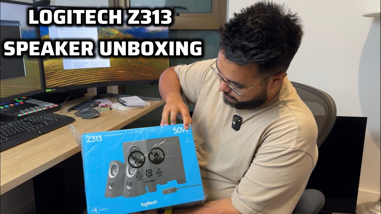 Распаковка и настройка Logitech Z313