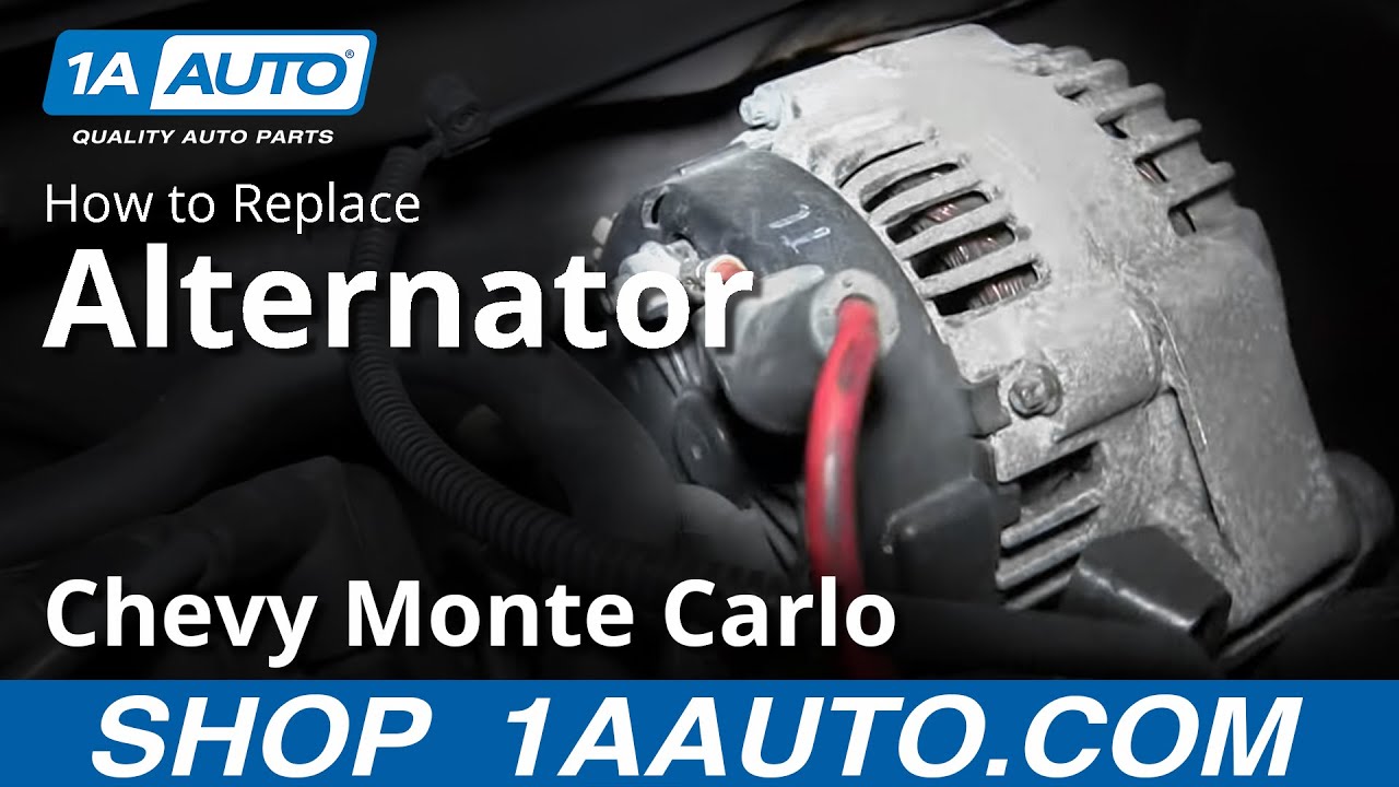 How To Replace Alternator 00-05 Chevy Monte Carlo