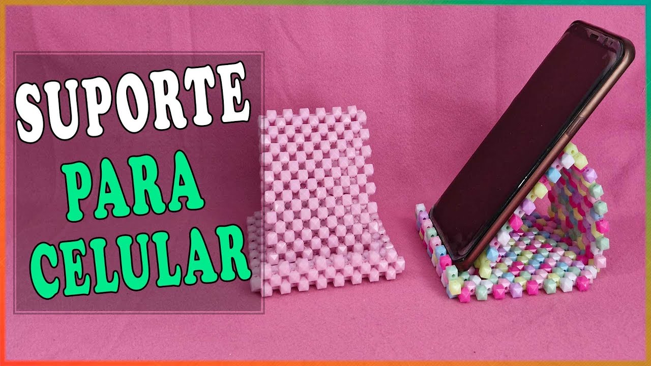 Como fazer Suporte para celular de cristais