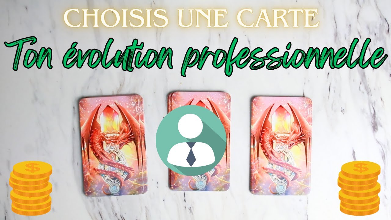 🔮✨Ton évolution de carrière professionnelle ✨🔮 - Tarot intemporel à 3 choix - Choisis une carte
