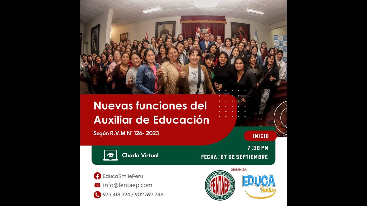 NUEVAS FUNCIONES DEL AUXILIAR DE EDUCACIÓN