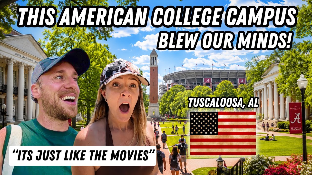 Irish Couple Left Speechless by American College Campus 🇺🇸
