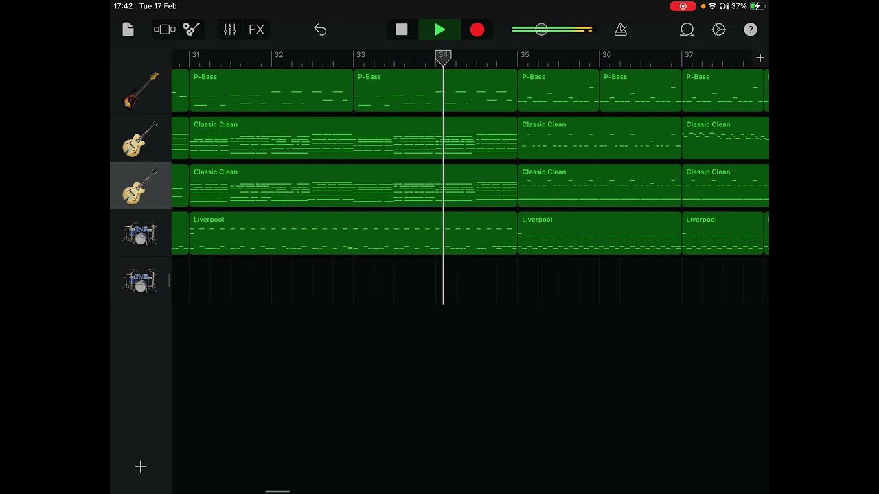 Cool song I made on #garageband 