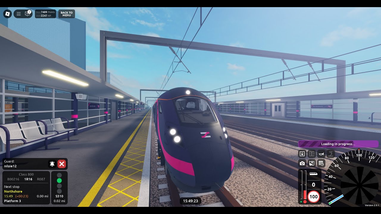 Playing SCR | Driving a Class 800 | Guarding a Class 195 from Hemdon Park to Stepford UFC