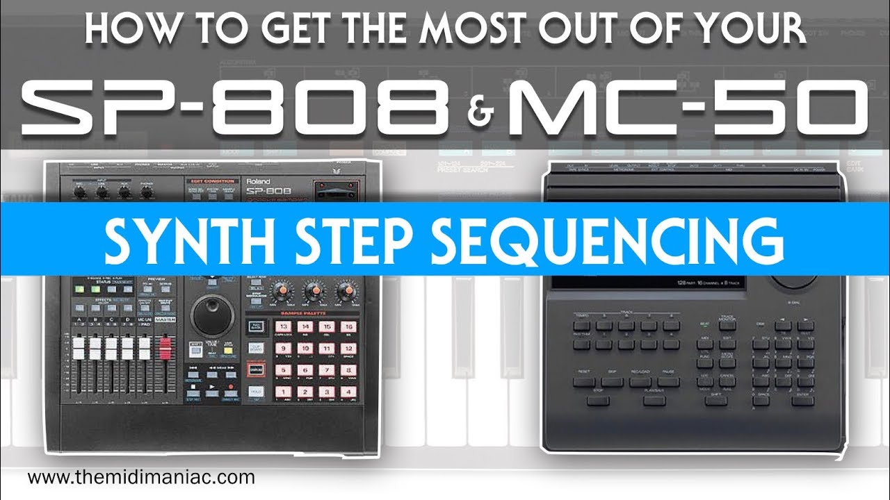 Cool! MC-50 + SP-808: Step Sequencing the synthesizer of the SP-808
