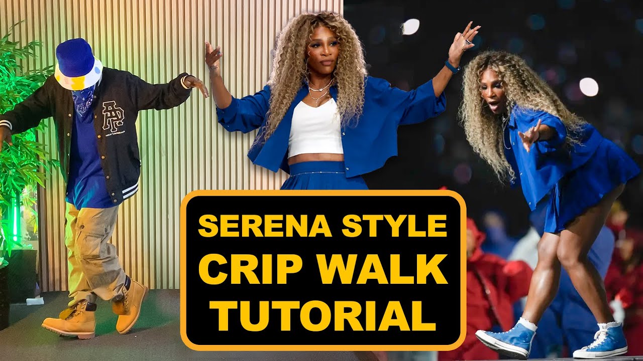 How to Crip Walk Like Serena Williams in Superbowl Halftime 2025