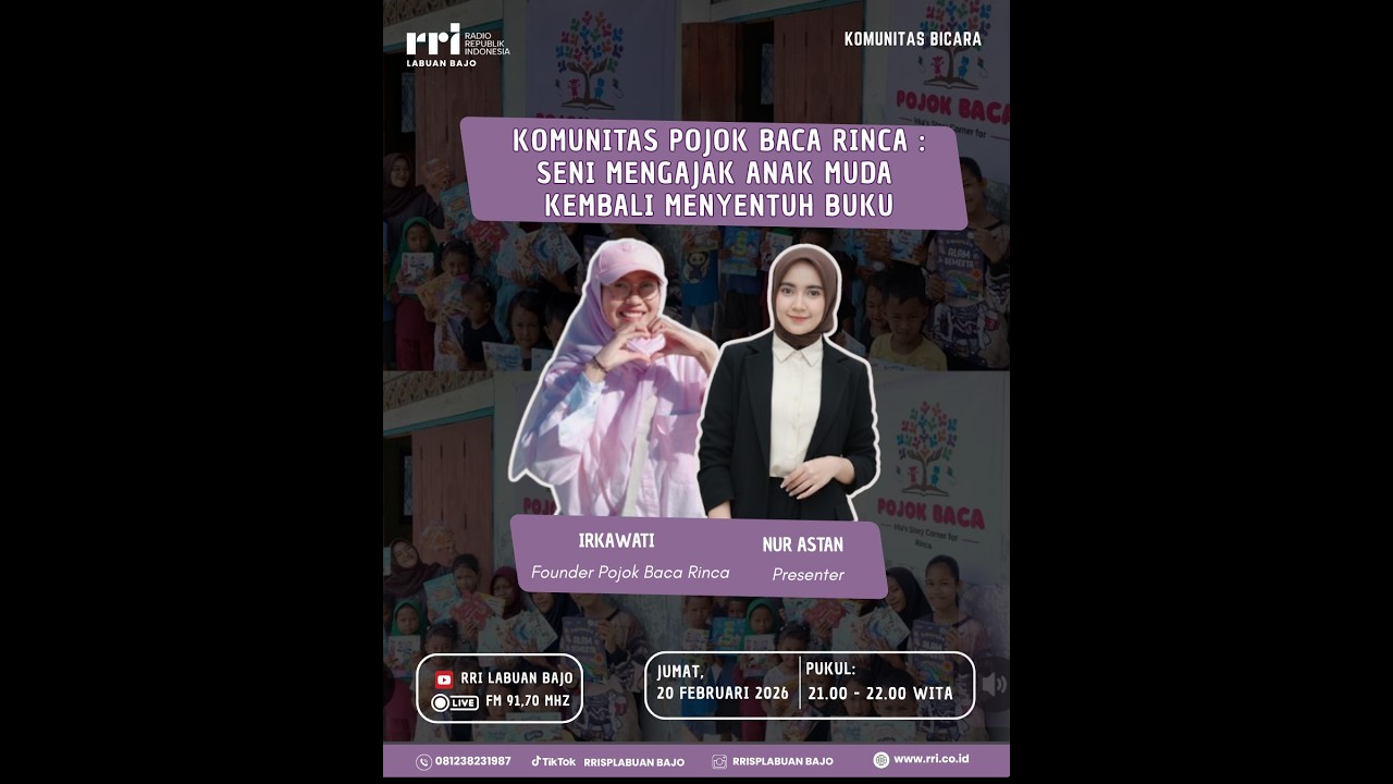 Komunitas Bicara - Seni Mengajak Anak Muda Kembali Menyentu Buku