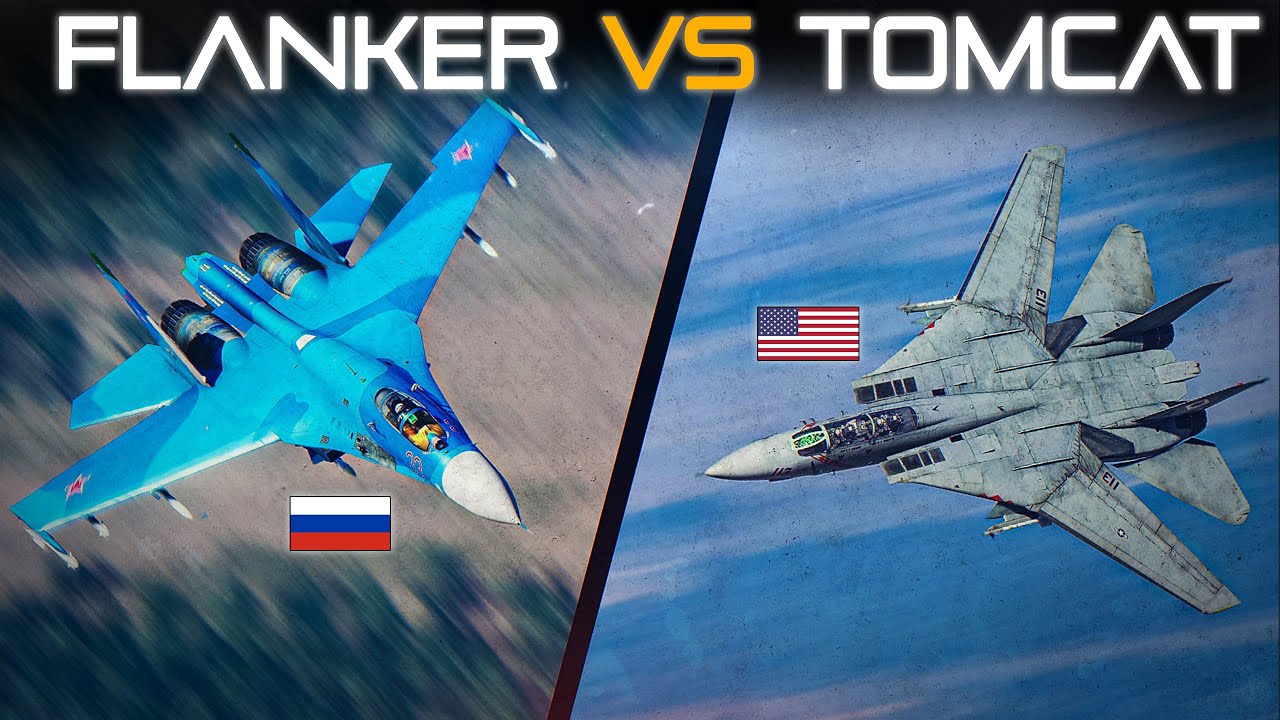 Watch What The Tomcat Can Do | Flanker Vs F-14 Tomcat | Dogfight | Digital Combat Simulator | DCS |