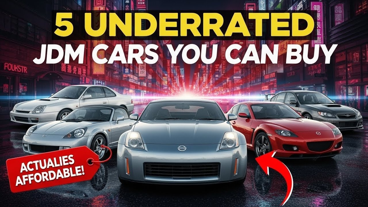 5 Underrated JDM Cars You Can Actually Buy (Hidden Gems)
