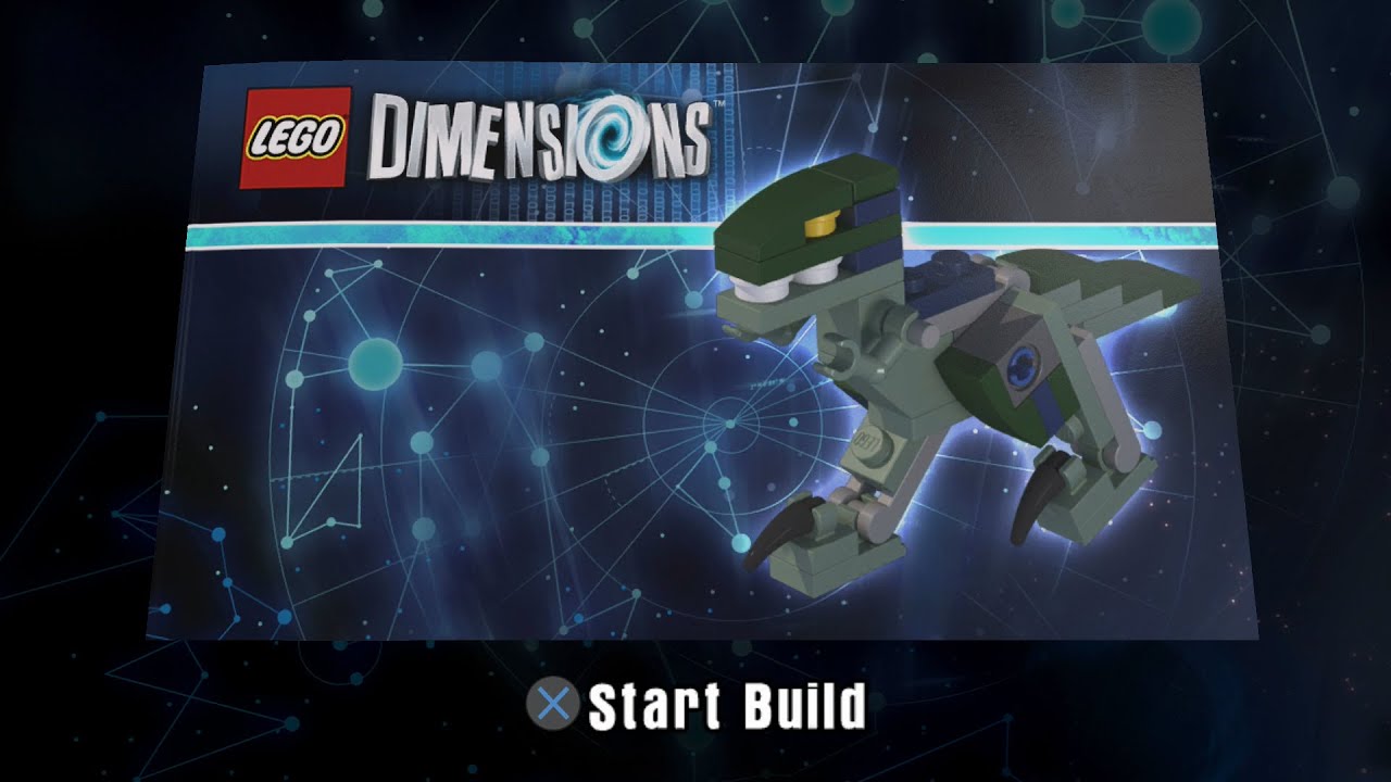 LEGO Dimensions - Velociraptor Building Instructions - Jurassic World Team Pack 71205