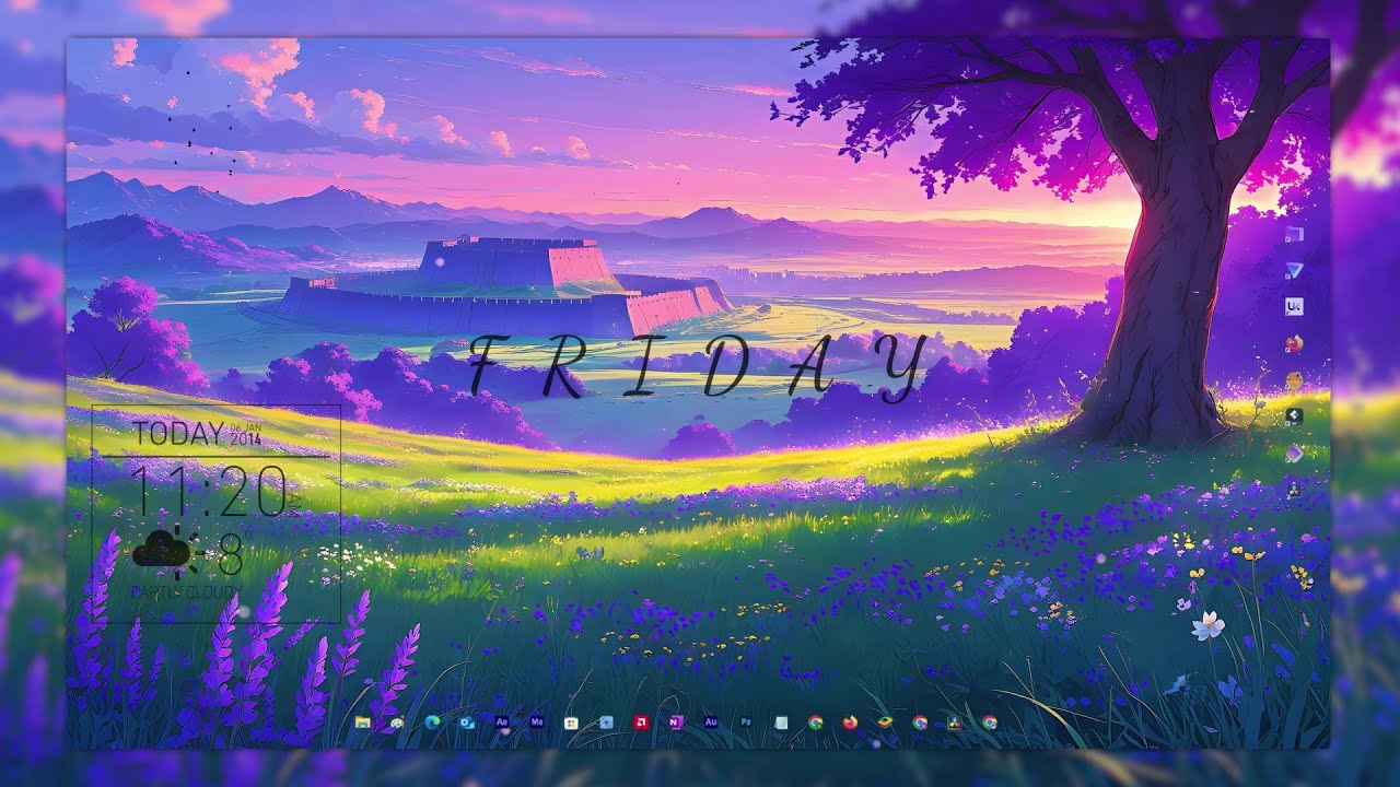 Fantasy Sunset Live Wallpaper  | Animated Background