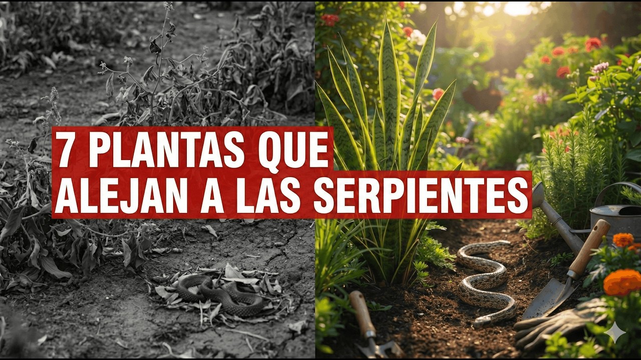 Estas 7 Plantas Espantan a las Serpientes de Tu Jardín