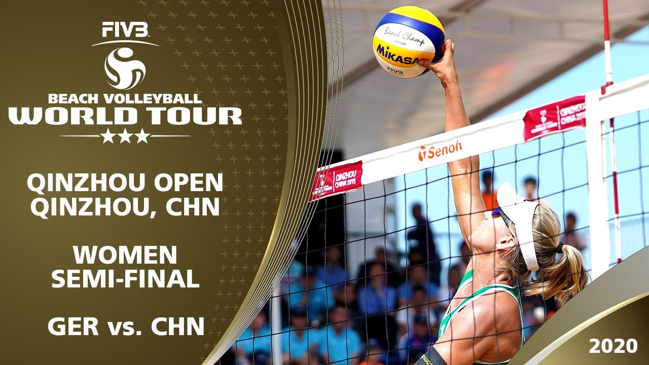 Women's Semi-Final: GER vs. CHN | 3* Qinzhou (CHN) - 2020 FIVB Beach Volleyball World Tour