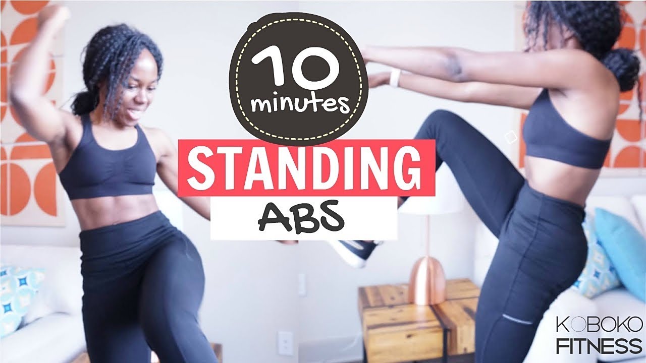 STANDING ABS WORKOUT | Home Workout