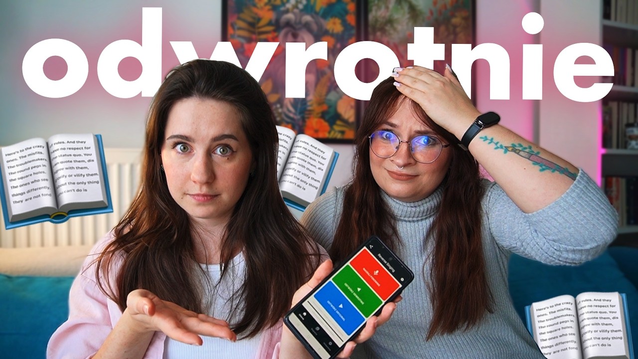 Reverse Speaking Challenge 📚😂 Tytuły książek nigdy nie brzmiały gorzej!