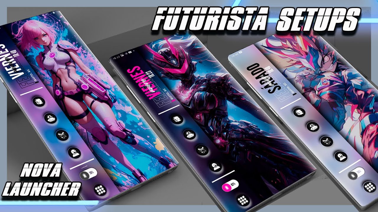 🔥PERSONALIZACIÓN FUTURISTA /SETUP ANDROID Nova Launcher - Como transformar tu móvil al MAXIMO GRATIS