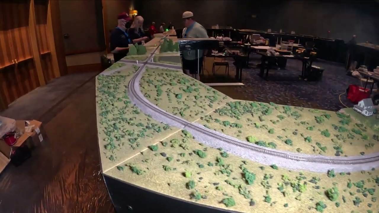 FreeMoN layout at 2023 Texas Express NMRA National Convention