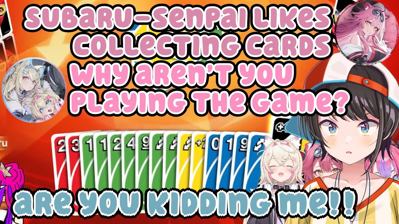 Subaru Getting Teased by Raora and FuwaMoco in UNO w【Eng Sub Hololive】