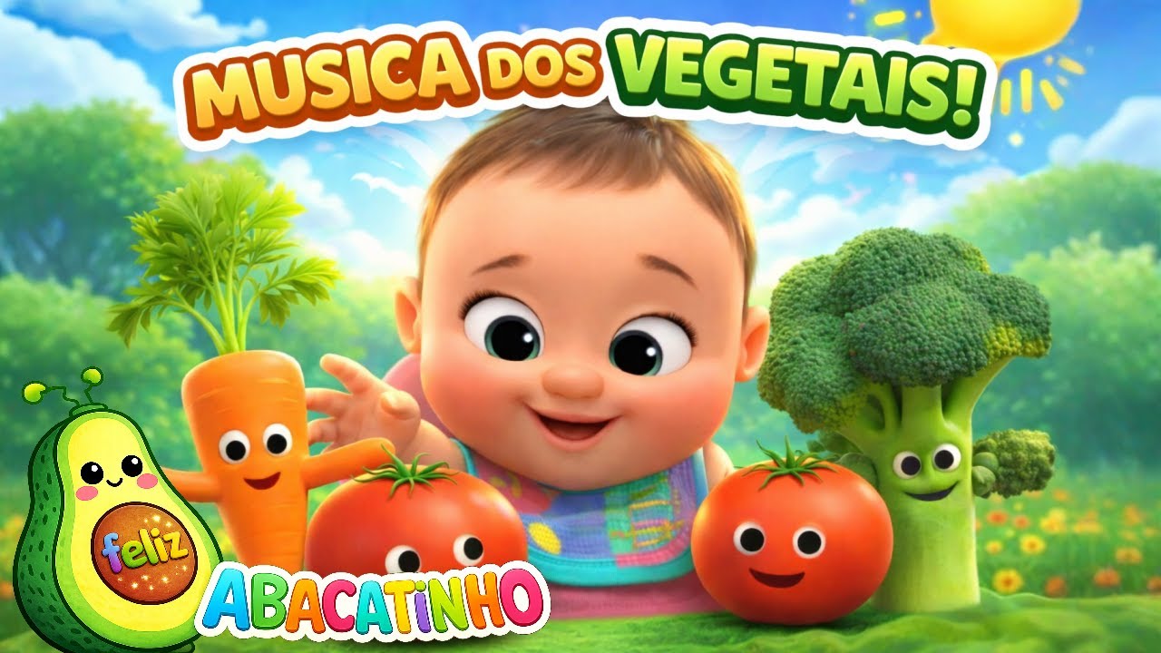 Legumes e Verduras! | Abacate Feliz | Musicas infantis e Desenhos Animados Em Português!