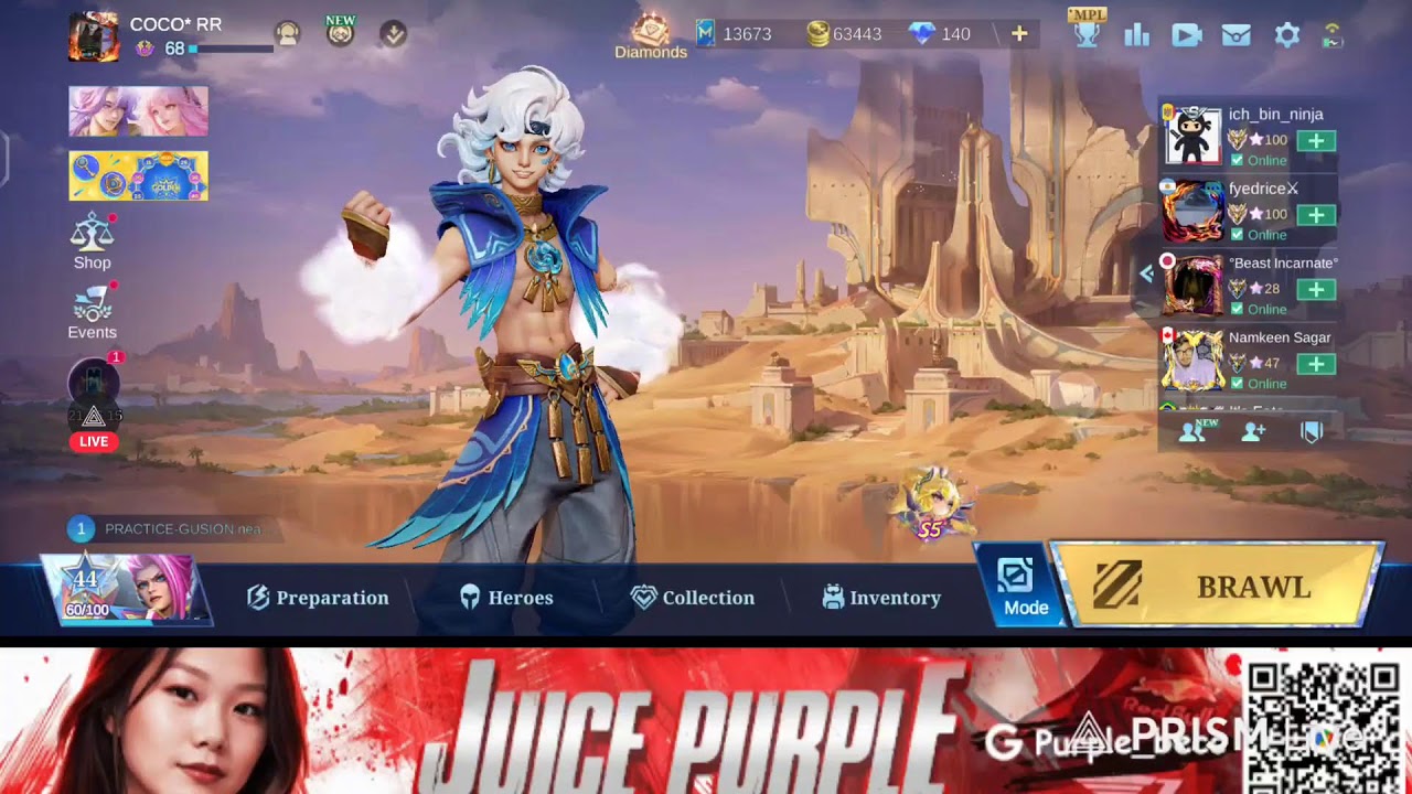 Live streaming of JUICE PURPLE Gaming