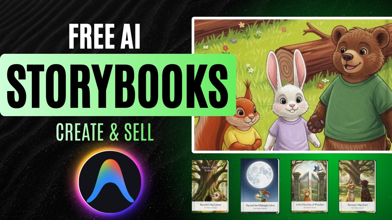 Create & Sell AI Storybooks for Kids (No Writing, No Design)