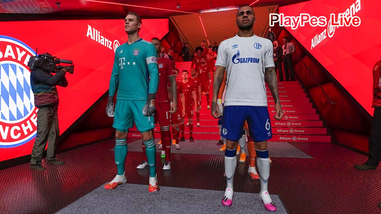 PES 2021 - Leroy Sane Debut - Bayern Munich vs Schalke 04 - Gameplay PC
