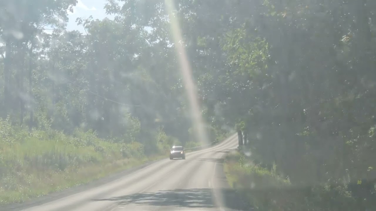 Driving from Grazierville through Tyrone to Houtzdale on Route 453 (continued)