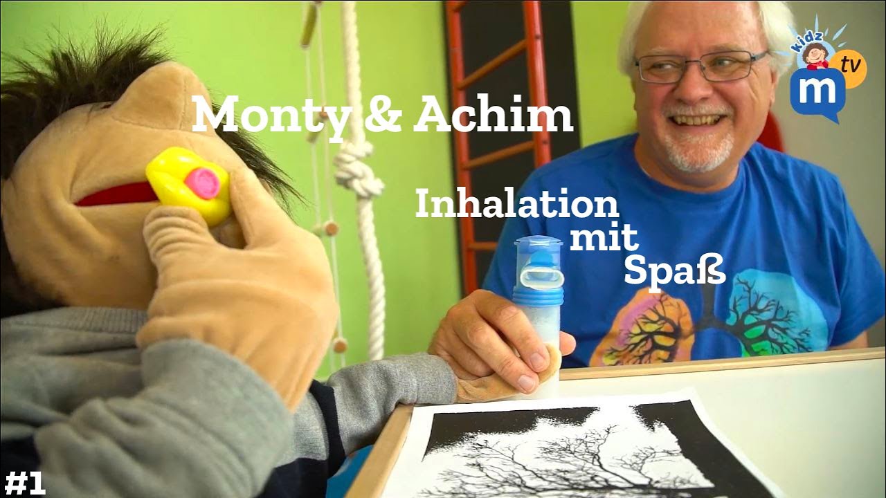 Inhalation mit Spa&szlig; I Physiotherapie I Monty&Achim #1 mukotv