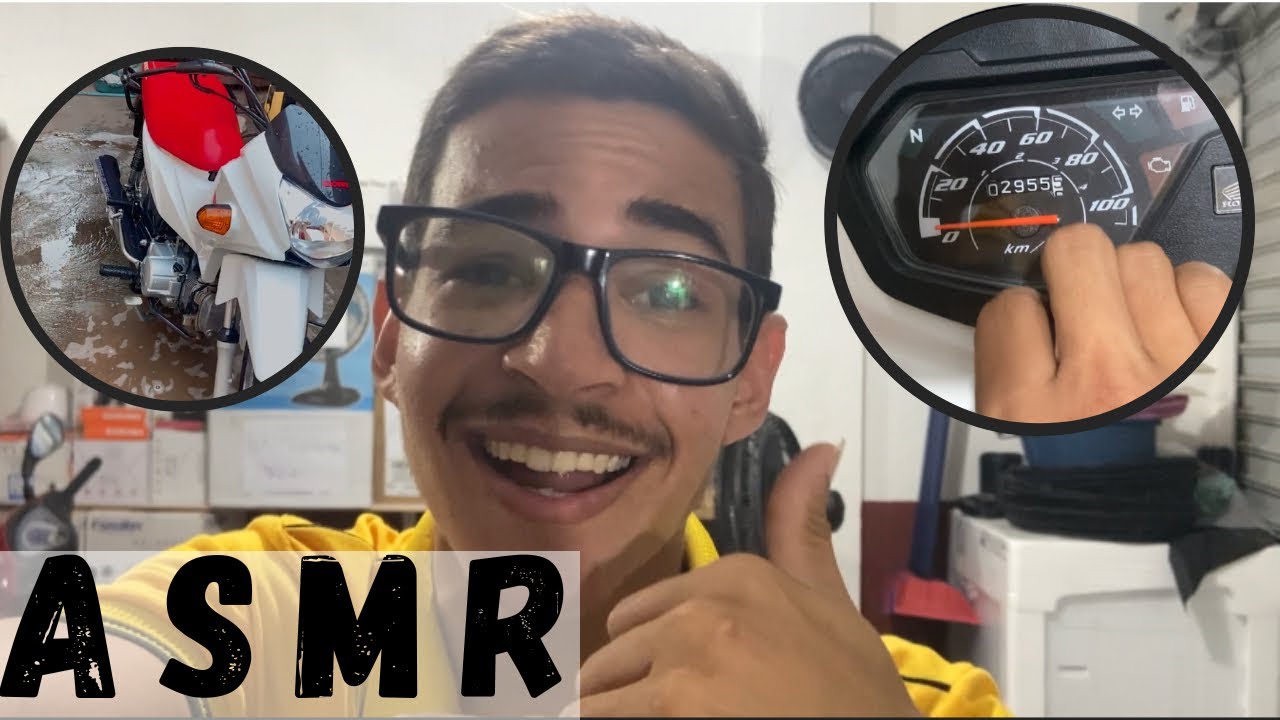 ASMR PELA MOTO NOVA