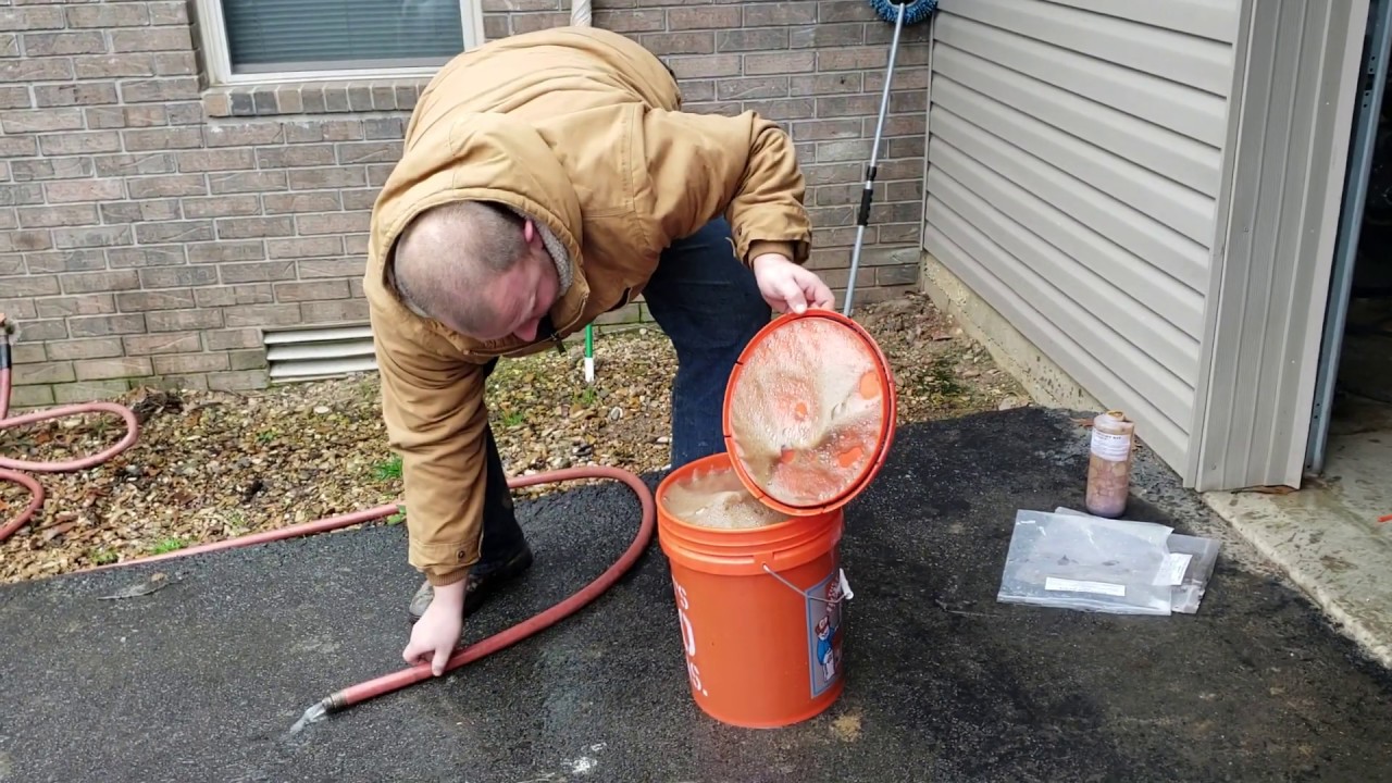 Mixing panel brite truck wash 5 gallon concentrate