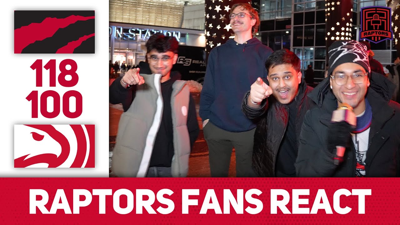 Fly Away | Raptors Fans React | Raptors 118-100 Hawks