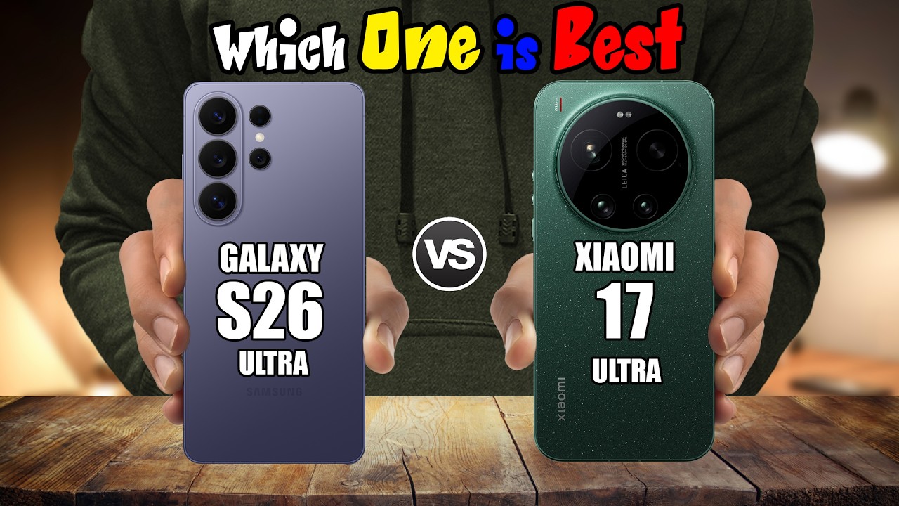 SAMSUNG GALAXY S26 ULTRA vs XIAOMI 17 ULTRA