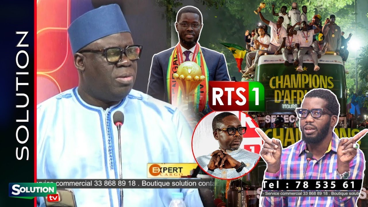 COUVERTURE ARRIVÉE DES LIONS LA RTS AU BANC DES ACCUSÉS...SA NDIOGOU LI RTS WARONE DEFF MOY...