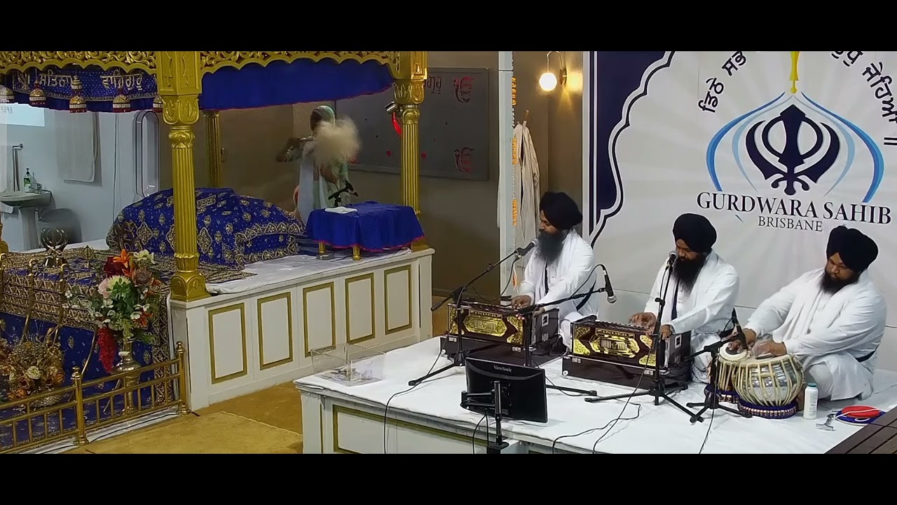 Bhai Mangat singh Amritsar Wale..Kirtn Gurdwara Brisbane Australia...
