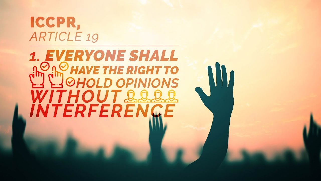 GFOE1 - Week 2.3 - Article 19 of the International Covenant on Civil and Political Rights