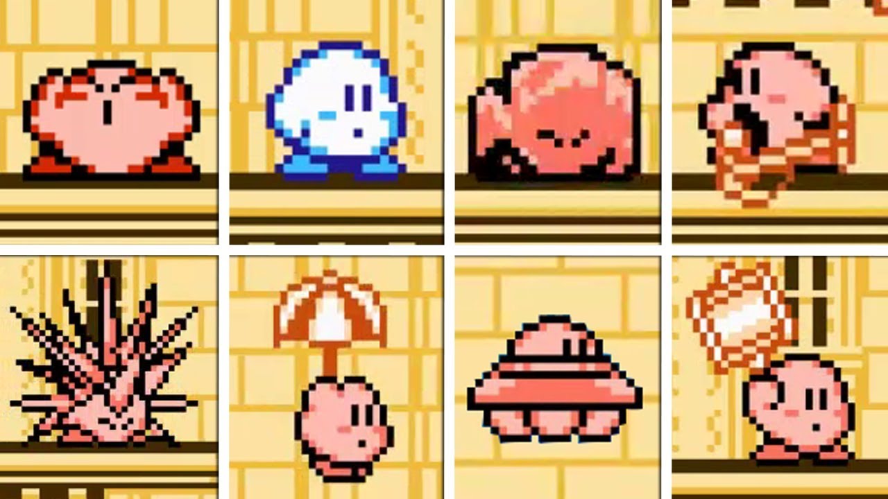 Kirby's Adventure - All Copy Abilities