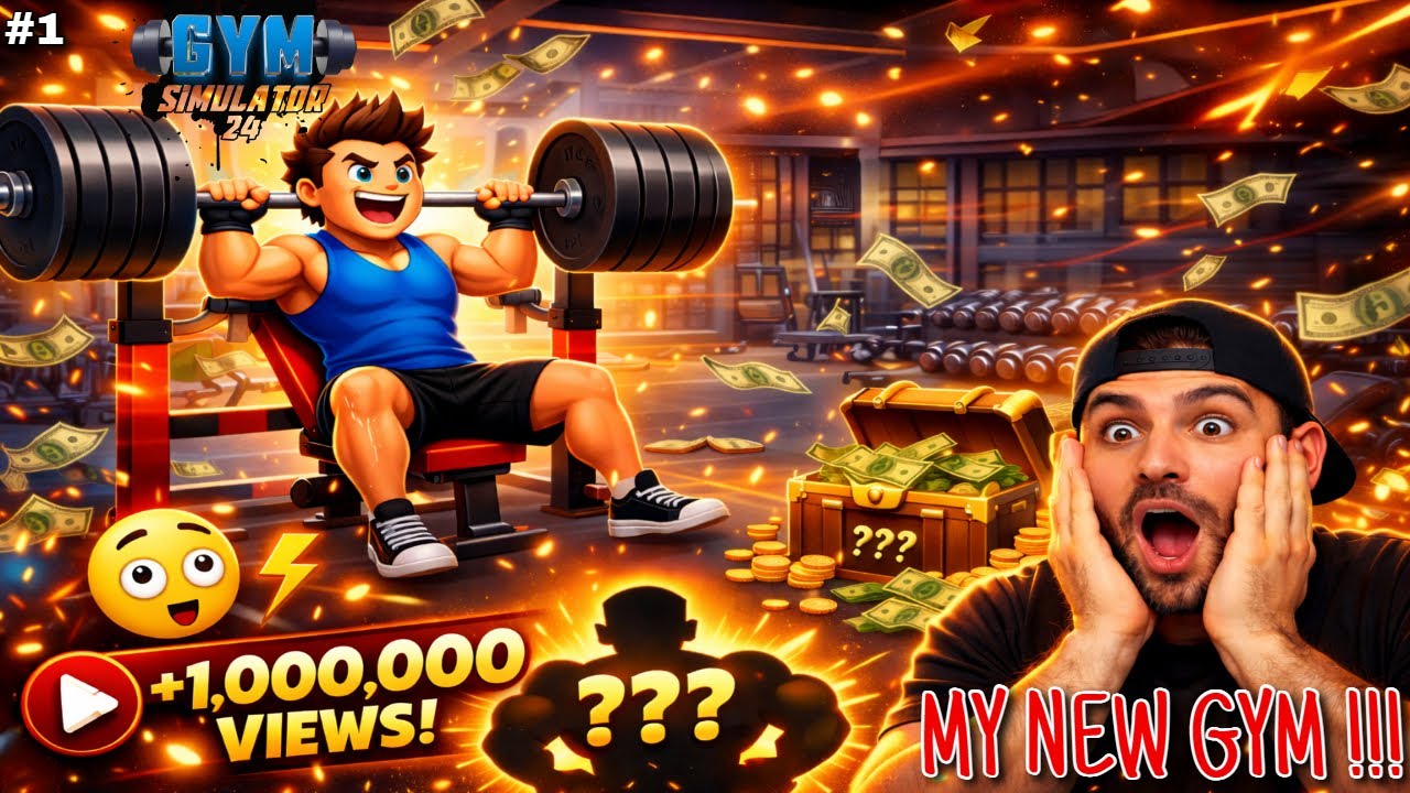 I STARTED A NEW GYM BUSINESS 😍 - GYM SIMULATOR 24 GAMEPLAY#1