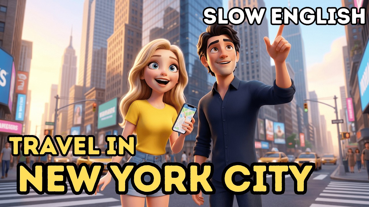 Travel in New York | Slow English Story for Beginners | A1-A2 Level English Listening Practice