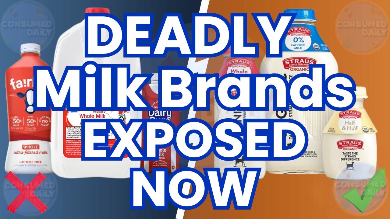 8 FAKE Milk Brands To AVOID At All COSTS! (And The Few That Are REAL!)