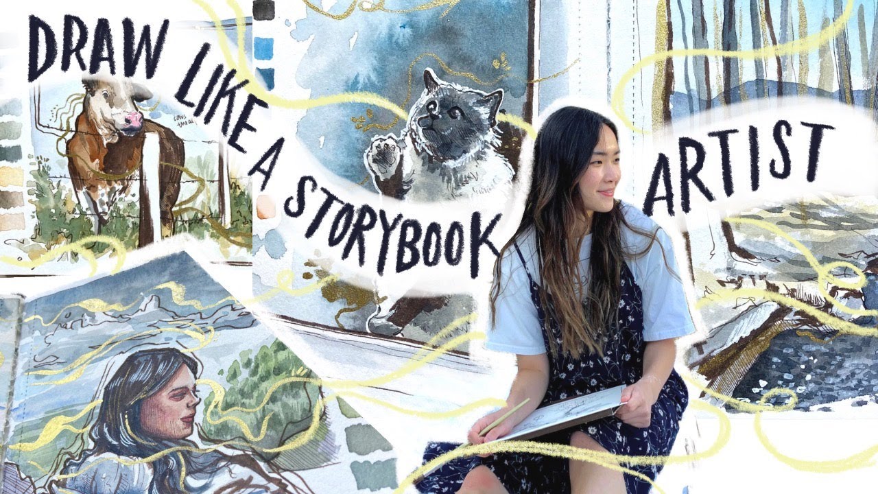How to make your paintings look like a storybook