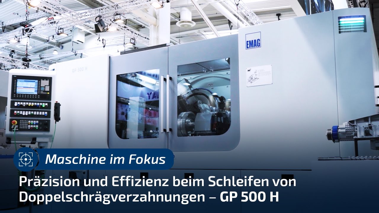 GP 500 H - Präzises Profilschleifen von Doppelschrägverzahnungen