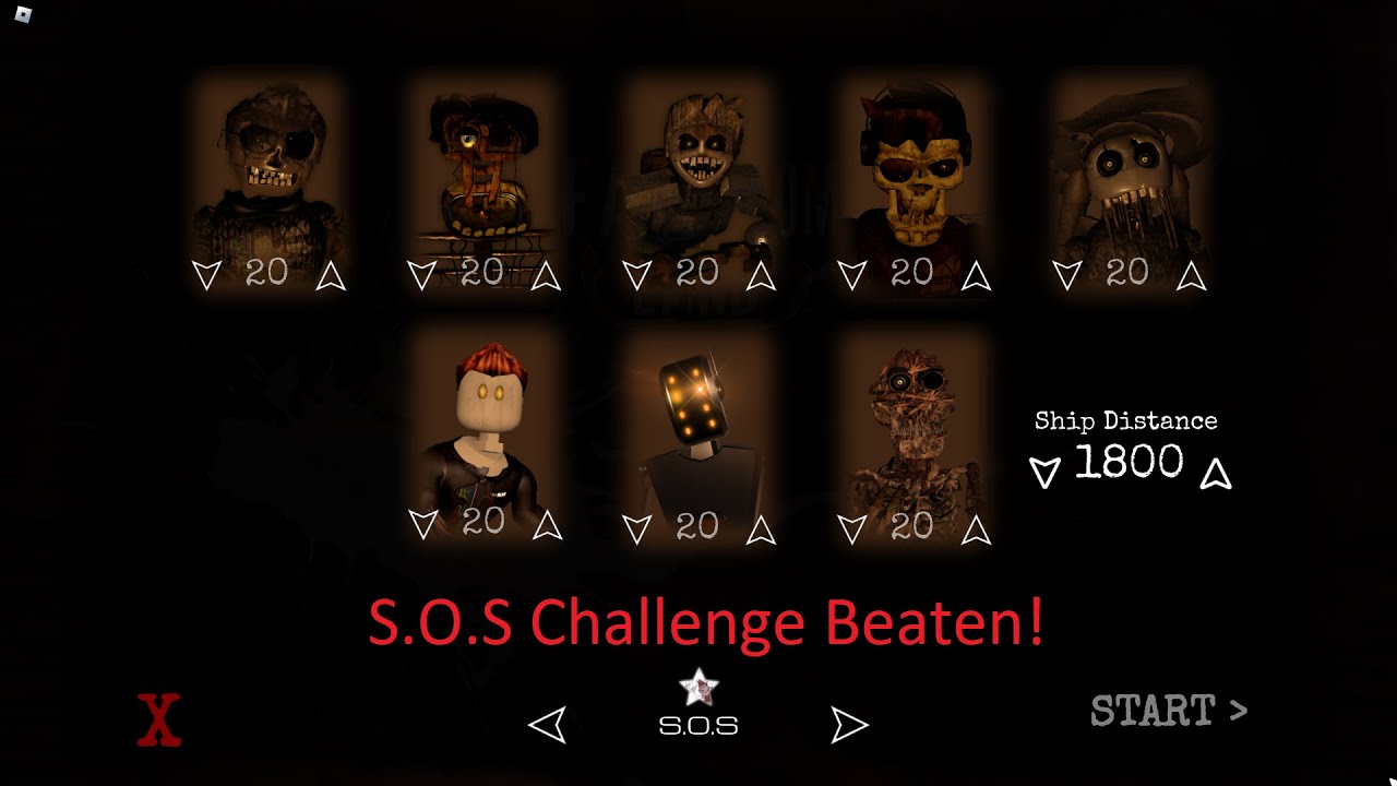 Roblox | Far From Land - Custom Voyage ~ S.O.S challenge Beaten!
