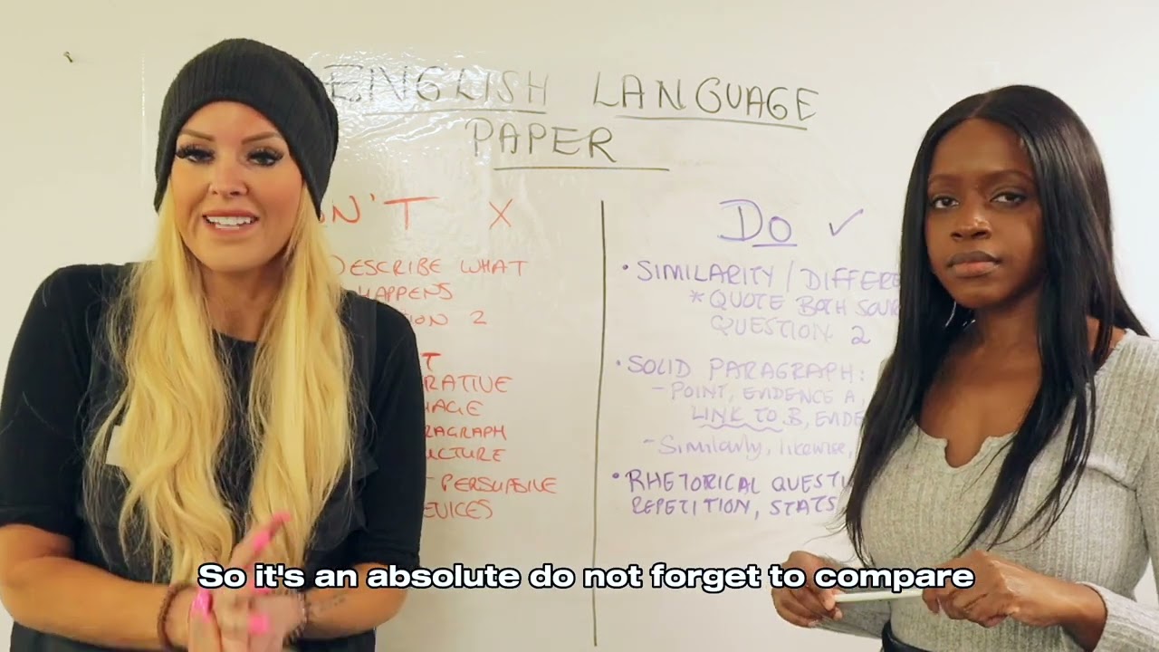 TOP TIPS for English Language Paper 2 @FirstRateTutors