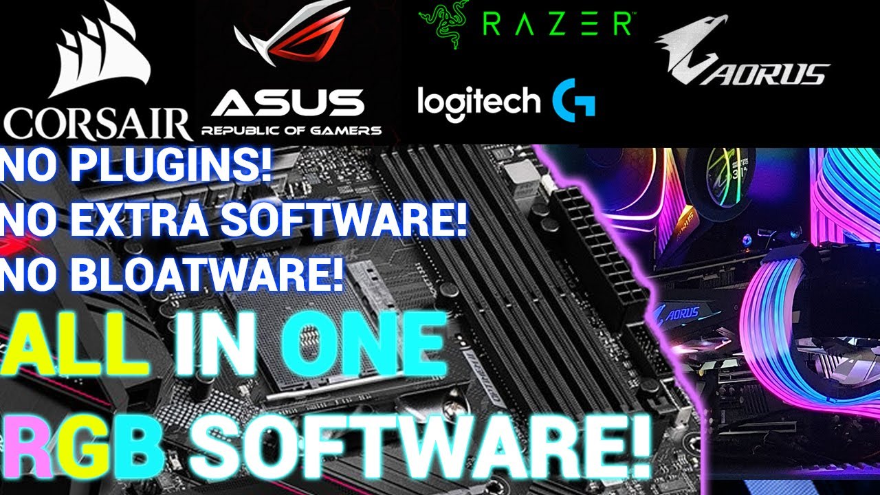 How to GET ALL RGB's to SYNC! BEST RGB SOFTWARE!