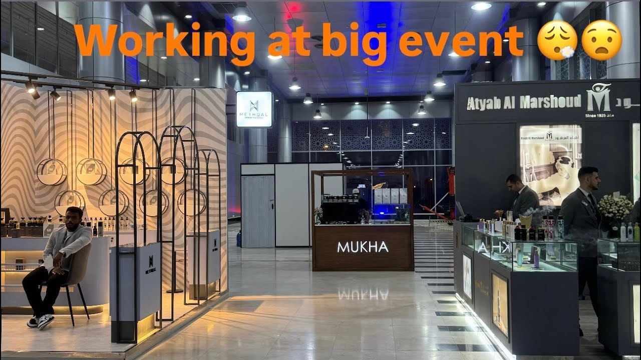 DAY 1- WORKING VLOG BIG EVENT AT BOUTIQAAT KUWAIT🫢😮&zwj;💨