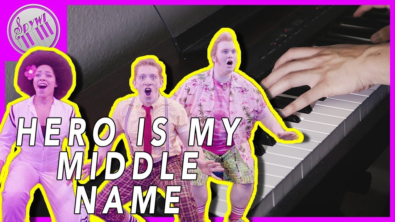 Hero Is My Middle Name - SpongeBob SquarePants, The New Musical【Piano Karaoke Instrumental】