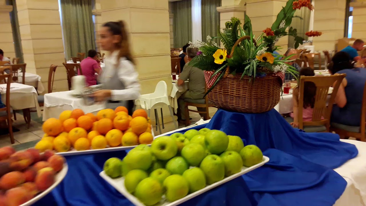 Urlaub Rhodos - Abendessen im Hotel 06.06.2016