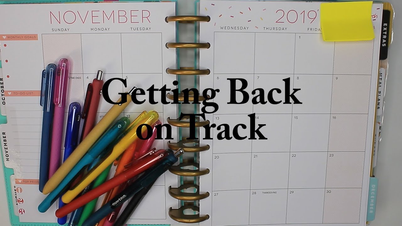 Plan with Me November Month at a Glance