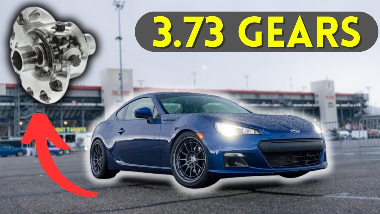 Making the V8 BRZ FASTER!! (3.73 gears)